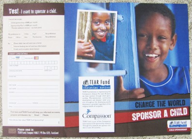 Tear Fund Campaign Brochure